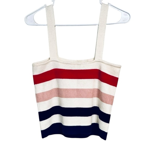 Moon & Madison Striped Sweater Tank Women's Top L - Picture 4 of 7
